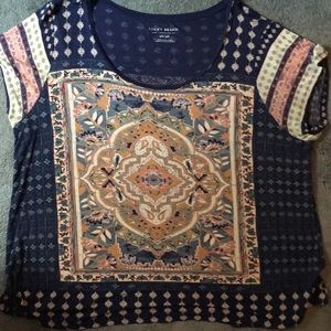 Lucky Brand cotton printed shirt